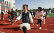 我园举行幼儿早操比赛