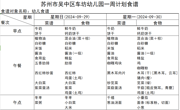 2024—2025学年第一学期 第5周食谱