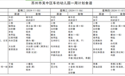 2024-2025学年第一学期 第10周食谱